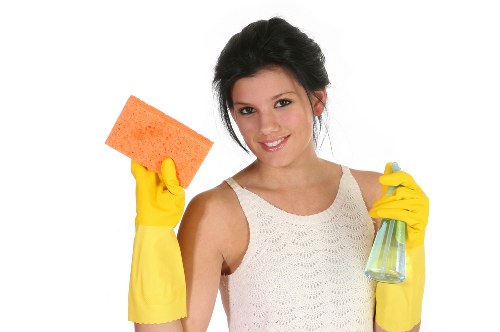 Treating stains and odours on a well-used household rug
