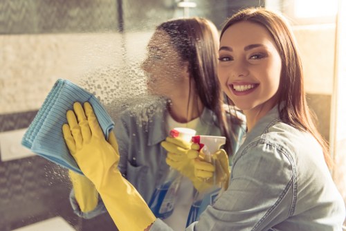 Safety-focused carpet cleaning process in a Hammersmith home